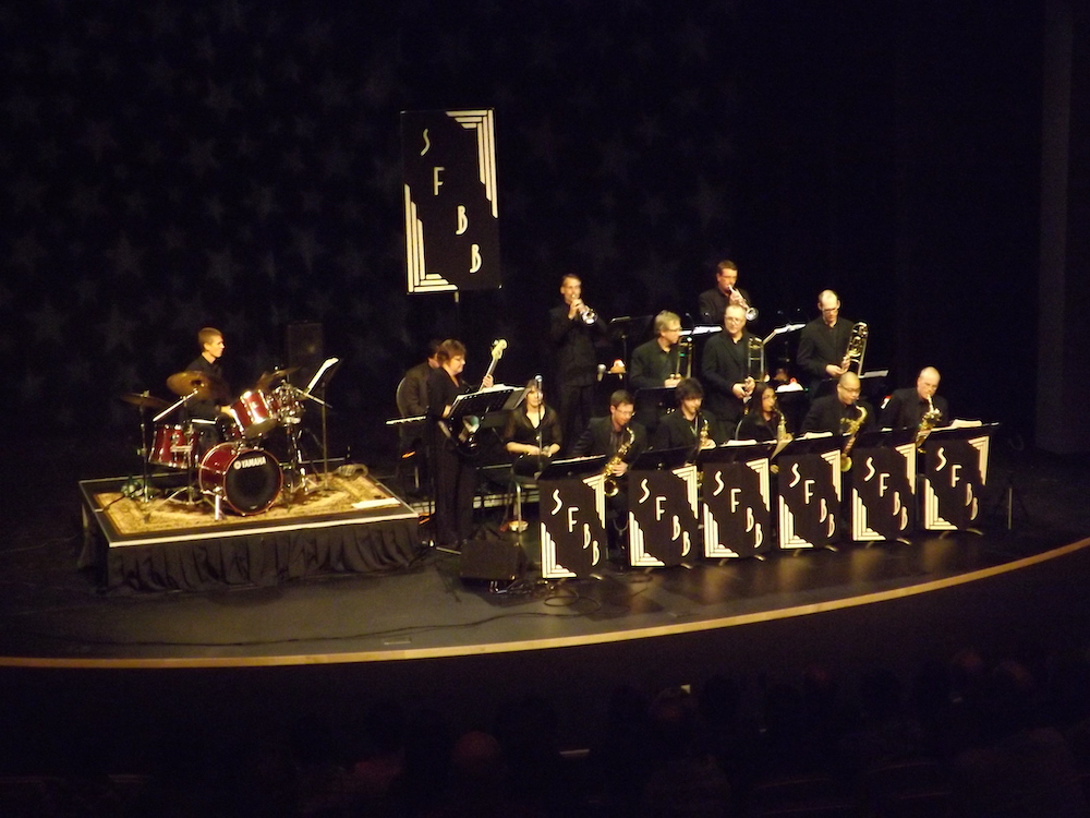 Music concert in auditorium